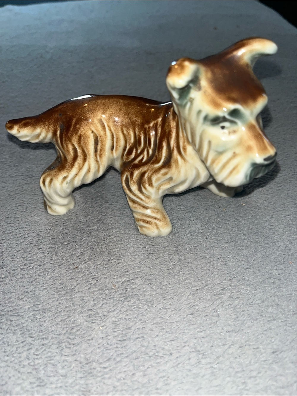 Vintage Scottish terrier, porcelain dog